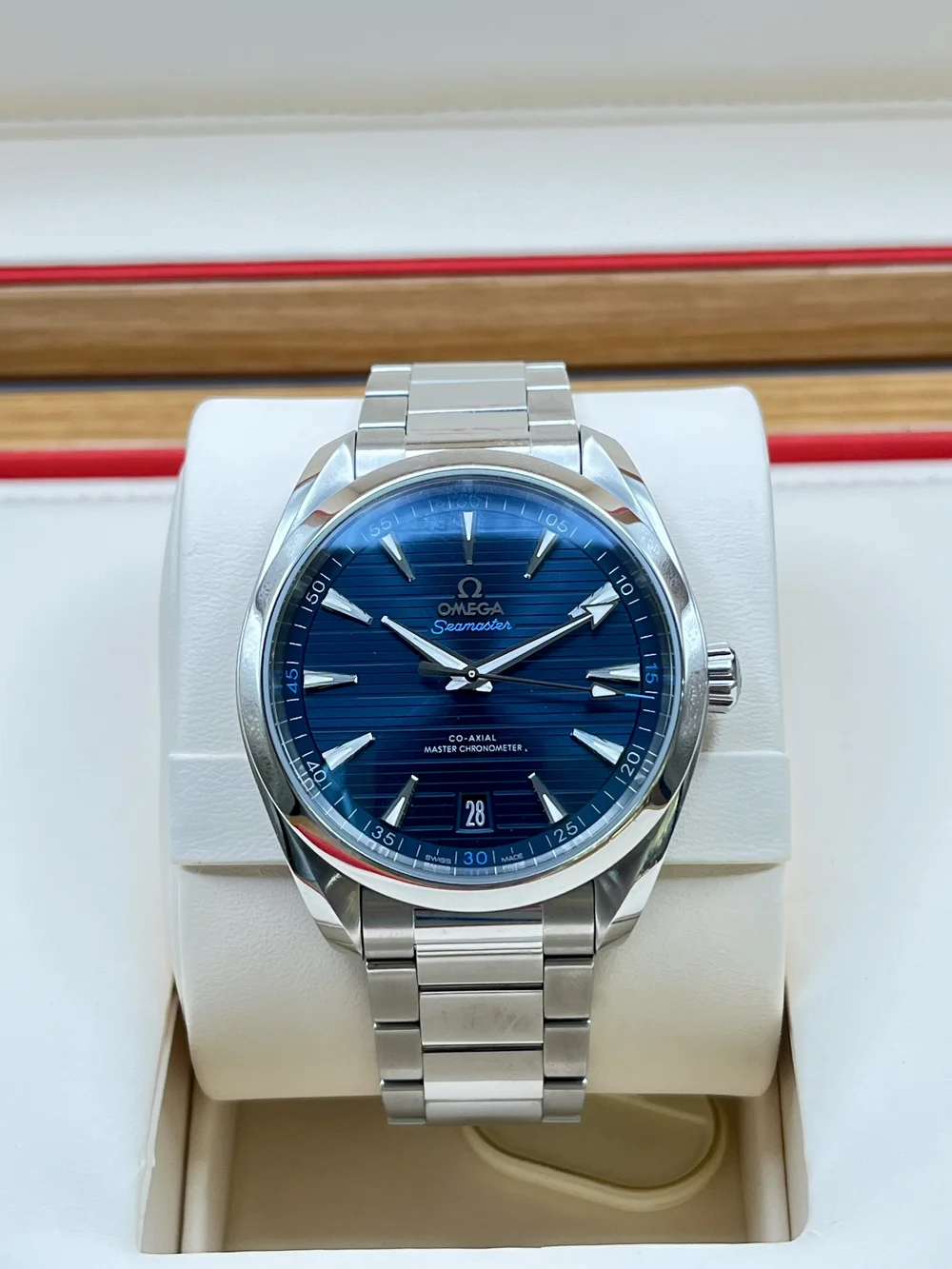 Omega Aqua Terra Blue Ref. 220.10.41.21.03.001 — Craig Husar Fine